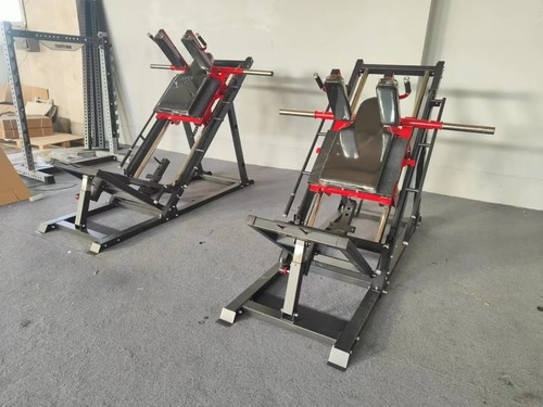 Dual leg press hack - leg,